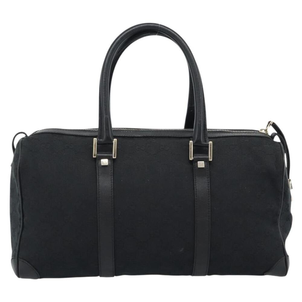 Gucci GG Canvas Boston Bag Black